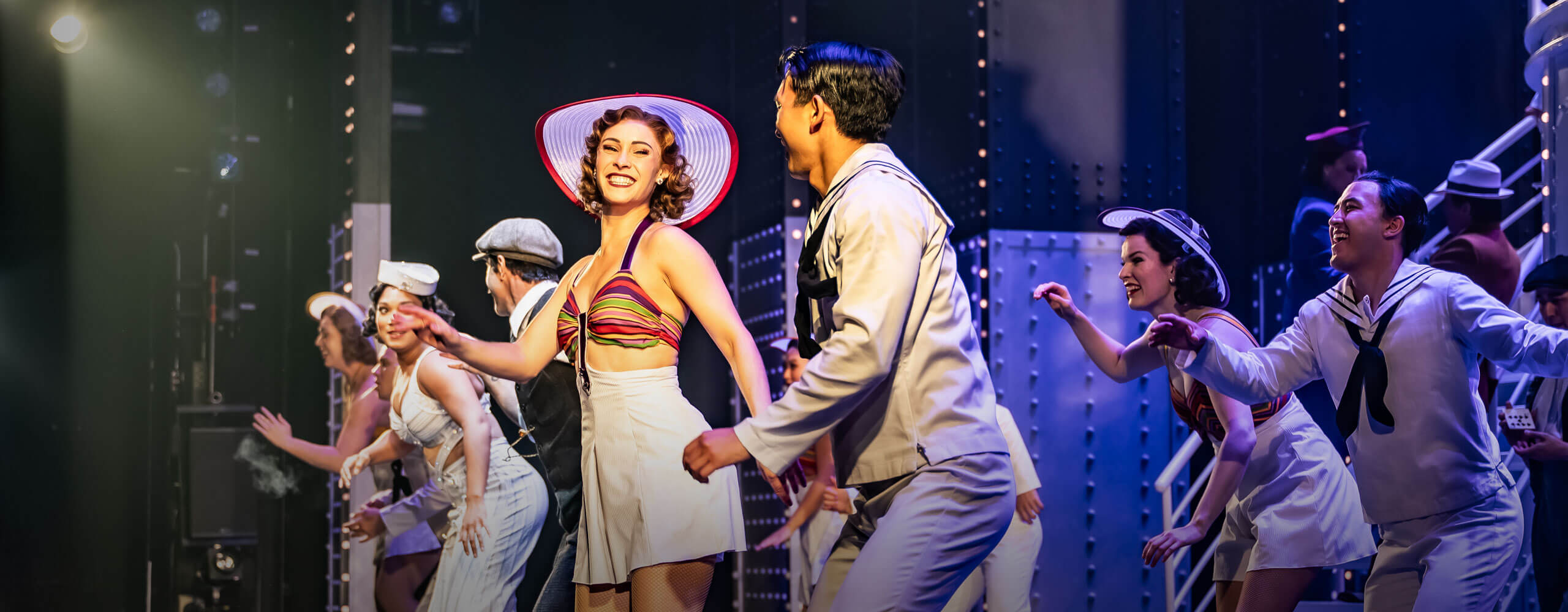 The cast of Anything Goes (2025).
