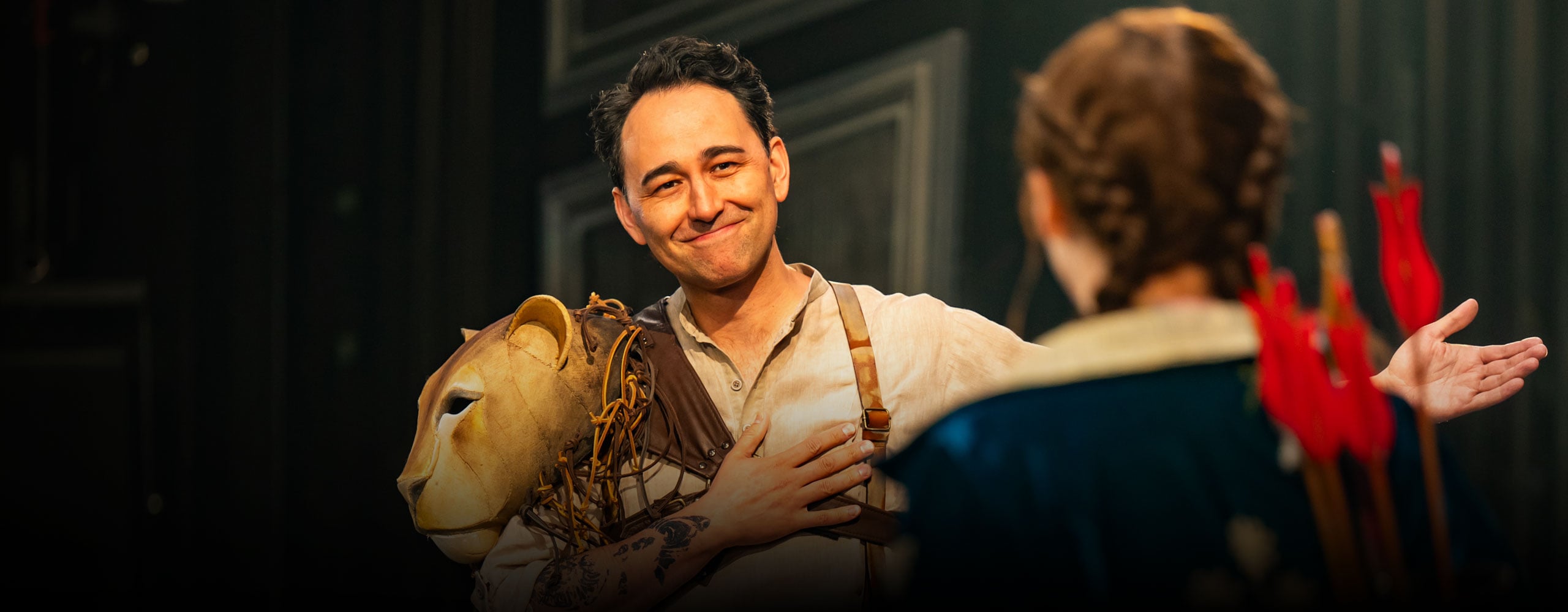 Kelly Wong and Kristi Frank in The Lion, the Witch and the Wardrobe (2025).